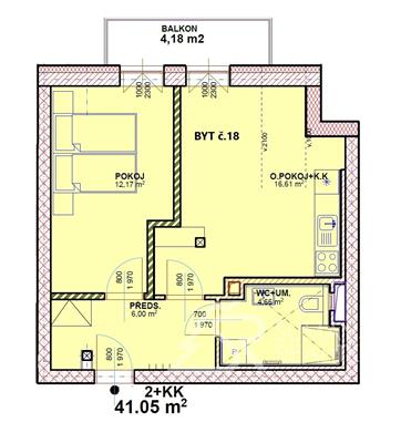 APARTMÁN 2+kk č.18 S VÝHLEDEM NA KOSTEL V KAŠPERSKÝCH HORÁCH 1