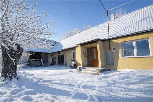 VENKOVSKÁ CHALUPA 3+1 S GARÁŽÍ A STODOLOU, ŠTIPOKLASY U PLÁNICE 1