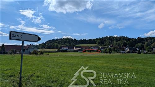 STAVEBNÍ POZEMEK V MALEBNÉ OSADĚ DAMÍČ U SOBĚŠIC V KRÁSNÉ POLOZE POD ŠUVAVSKÝMI VRCHOLY 1