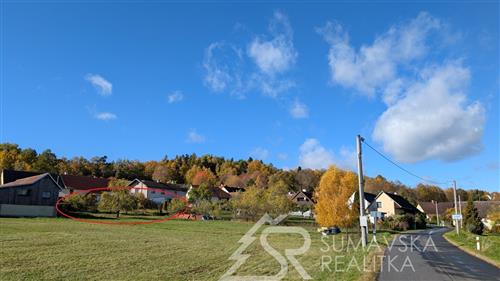 STAVEBNÍ POZEMEK V MALEBNÉ OSADĚ DAMÍČ U SOBĚŠIC V KRÁSNÉ POLOZE POD ŠUVAVSKÝMI VRCHOLY 1