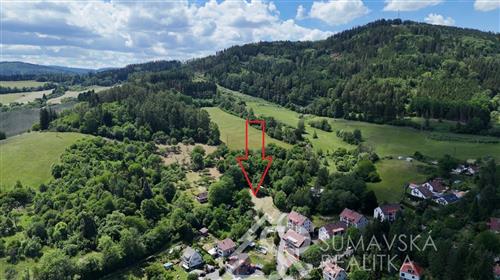 EXKLUZIVNÍ STAVEBNÍ POZEMEK S VÝJIMEČNOU ATMOSFÉROU A KRÁSNÝM VÝHLEDEM, SUŠICE - STAROBYLÁ BRÁNA ŠUMAVY NA ŘECE OTAVĚ 1